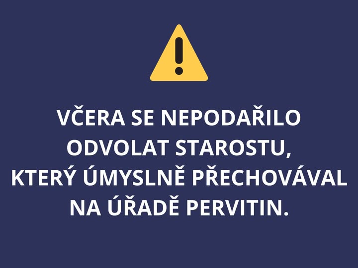 Nezávislí pro Řeporyje chtěli odvolat starostu Novotného z důvodu přechovávání pervitinu na úřadě